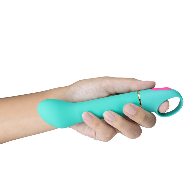 Aria Flirty AF - Teal 16.5 cm Vibrator Blush Novelties