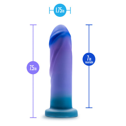 Avant - Midnight Rendezvous - Ocean Blue 19 cm Dildo Blush Novelties