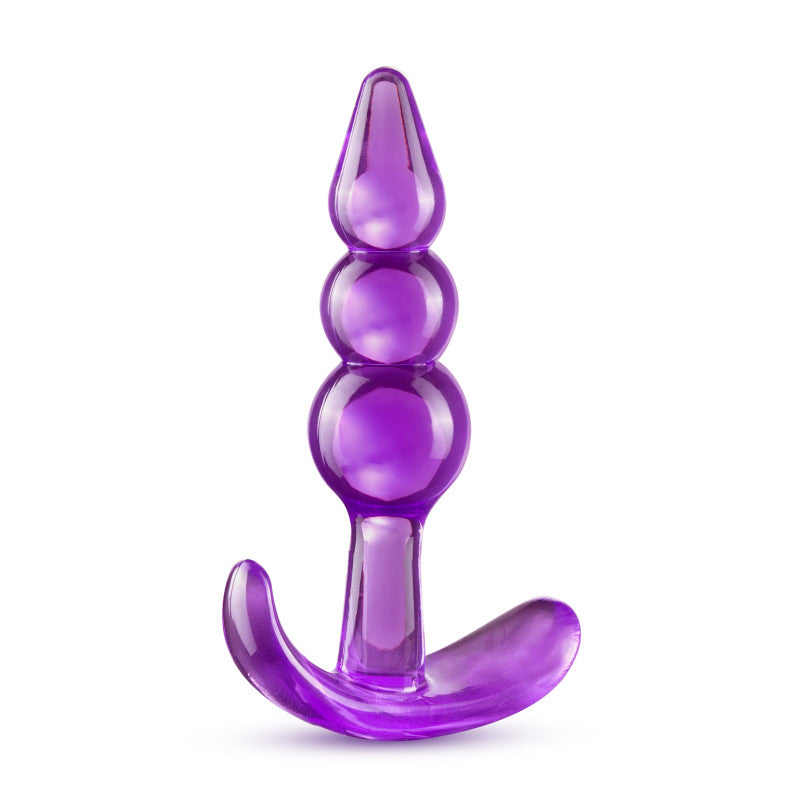 B Yours Triple Bead Anal Plug - Purple 9.5 cm Butt Plug Blush Novelties