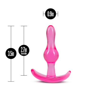 B Yours Curvy Anal Plug - Pink 8.9 cm Butt Plug Blush Novelties