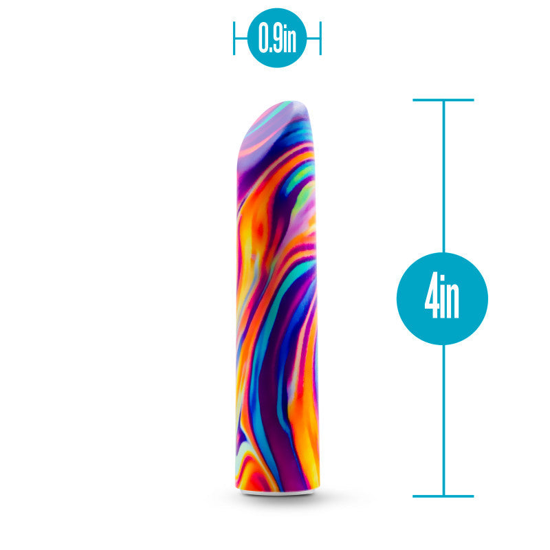 Limited Addiction Psyche - Power Vibe - Rainbow 10.2 cm USB Rechargeable Bulet Blush Novelties