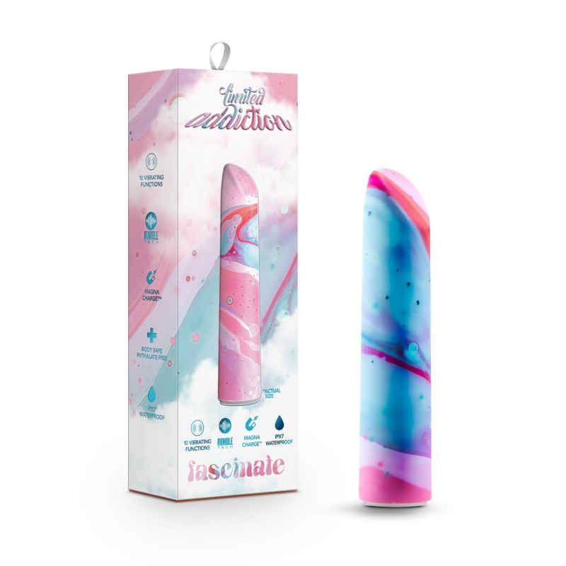Limited Addiction Fascinate - Power Vibe - Peach 10.2 cm USB Rechargeable Bullet Blush Novelties