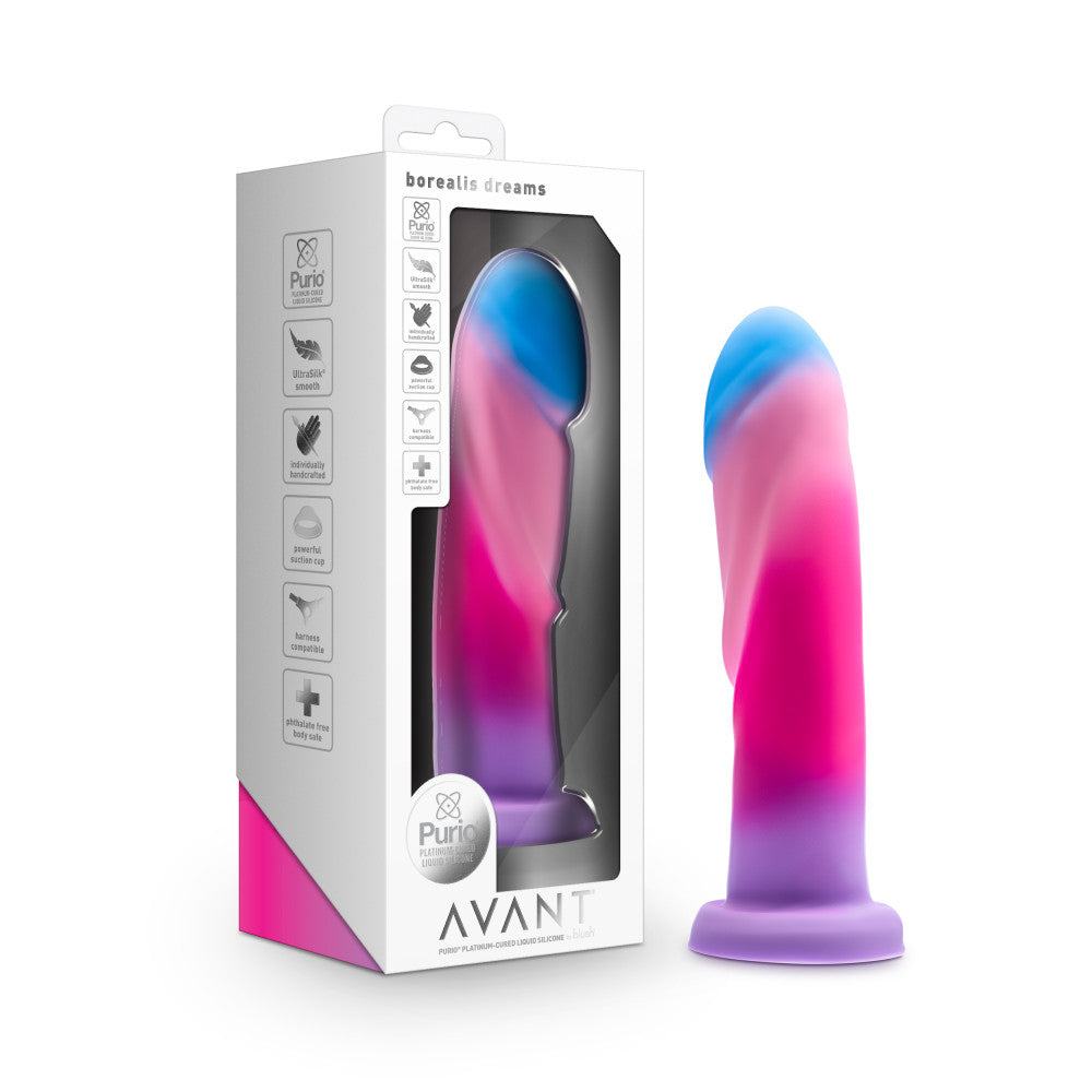 Avant - Borealis Dreams - Cotton Candy Coloured 19.7 cm Dildo Blush Novelties