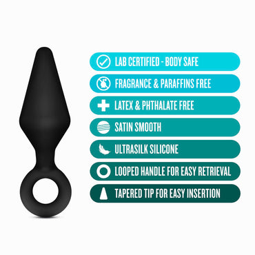 Anal Adventures Platinum Loop Plug Kit - Club X