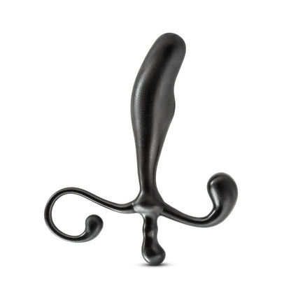 Anal Adventures Prostate Stimulator - Black 12.7 cm Prostate Massager Blush