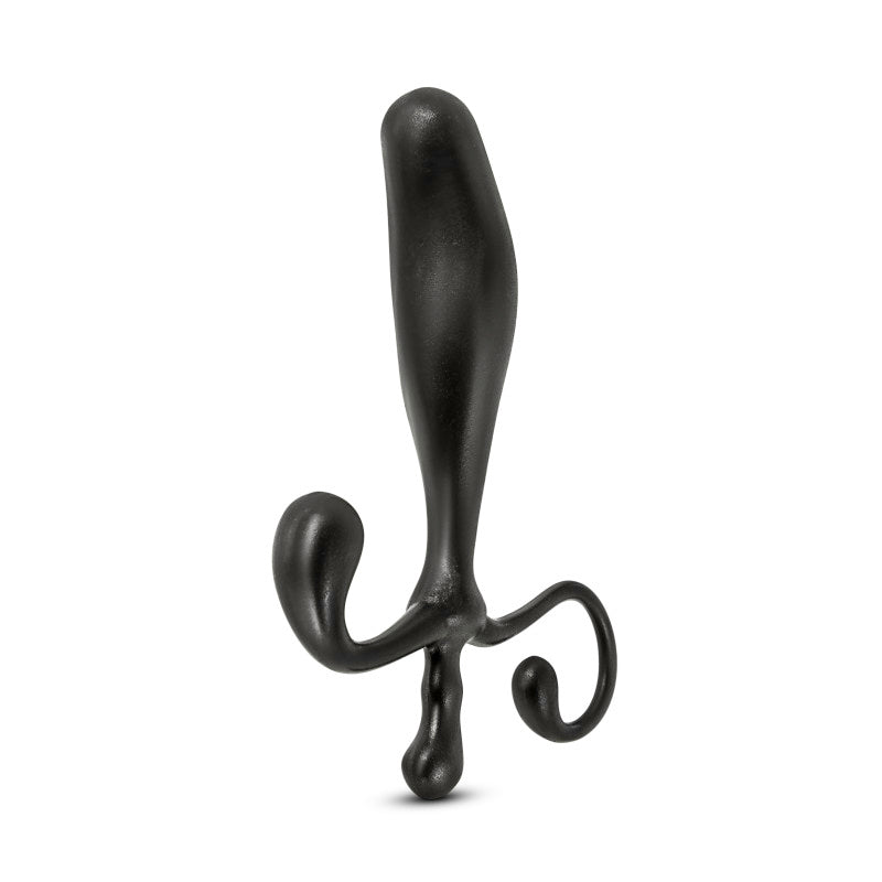 Anal Adventures Prostate Stimulator - Black 12.7 cm Prostate Massager Blush