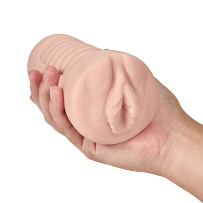 M Elite Soft and Wet - Annabella - Flesh Vibrating Vagina Stroker Blush Novelties