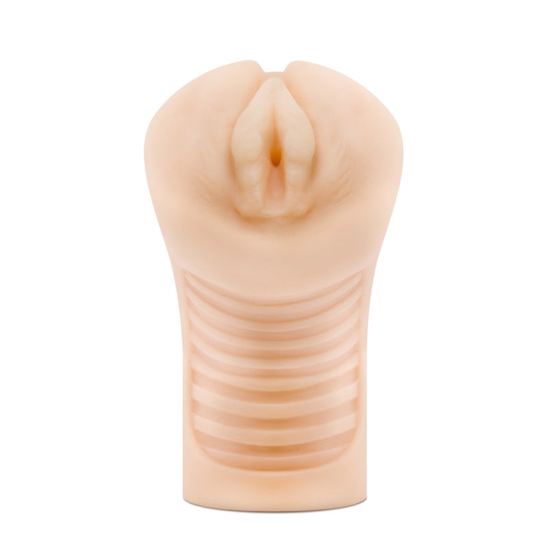 M Elite Soft and Wet - Annabella - Flesh Vibrating Vagina Stroker Blush Novelties