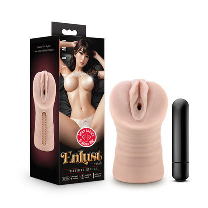 EnLust - Ayumi - Flesh Vibrating Vagina Stroker Blush Novelties