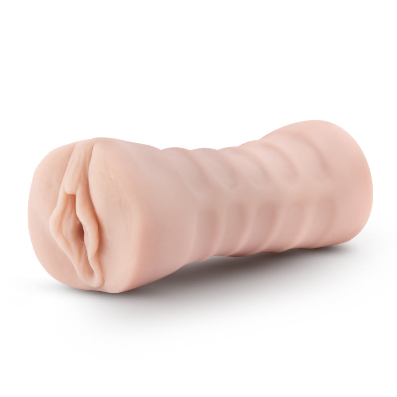 M for Men Ashley - Flesh Vibrating Vagina Stroker Blush