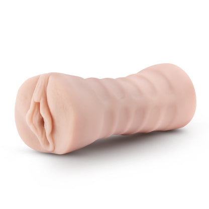M for Men Ashley - Flesh Vibrating Vagina Stroker Blush