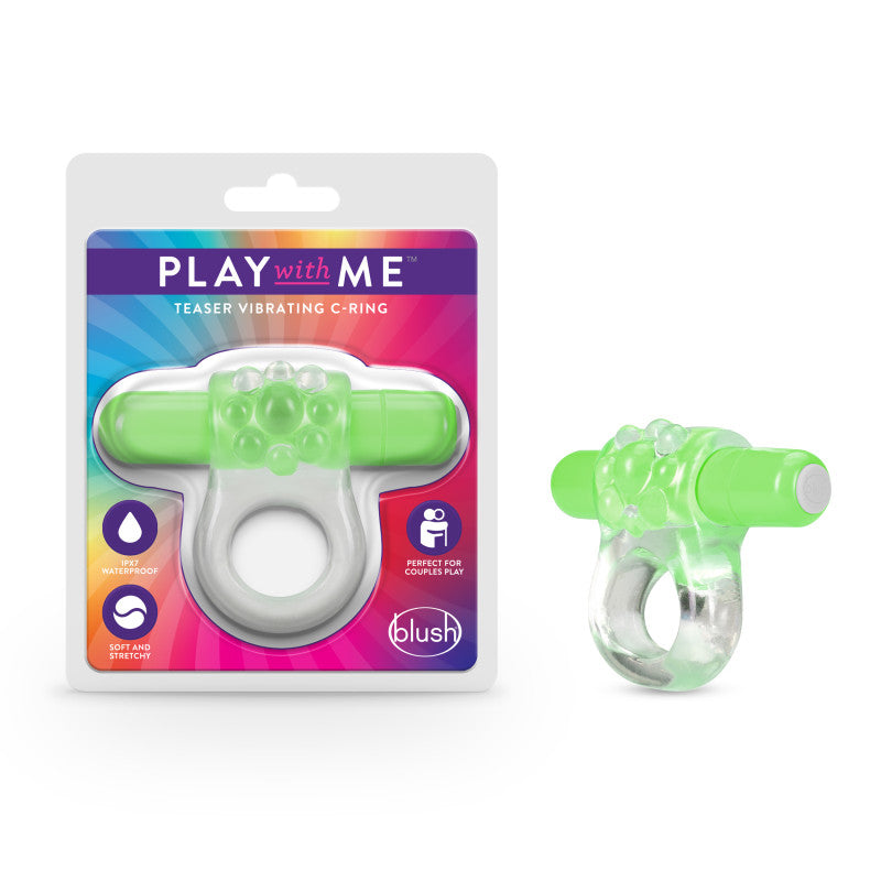 Play With Me Teaser Vibrating C-Ring - G - Blush Novelties