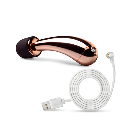 Lush Callie - Rose Gold USB Rechargeable Mini Massager Wand Blush Novelties