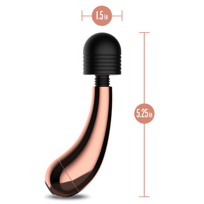 Lush Callie - Rose Gold USB Rechargeable Mini Massager Wand Blush Novelties