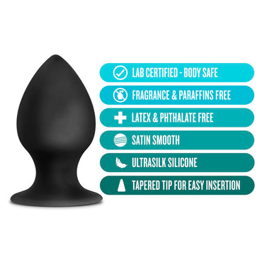 Anal Adventures Platinum Stout Large Anal Plug - Club X