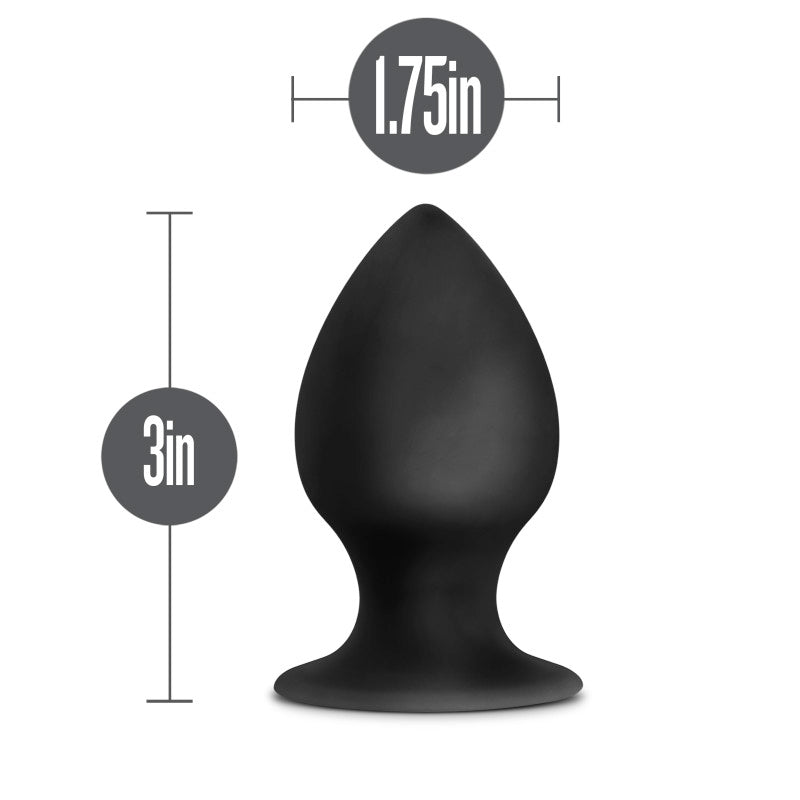 Anal Adventures Platinum Stout Medium Anal Plug - Club X
