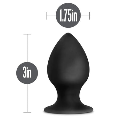 Anal Adventures Platinum Stout Medium Anal Plug - Club X