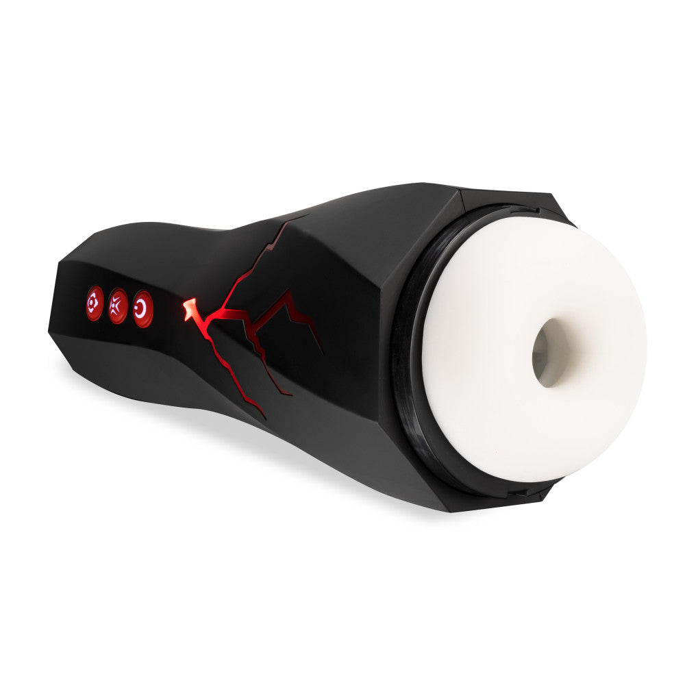 M For Men - Storm - USB Rechargeable Milking & Vibrating Auto Stroker Blush Novelties