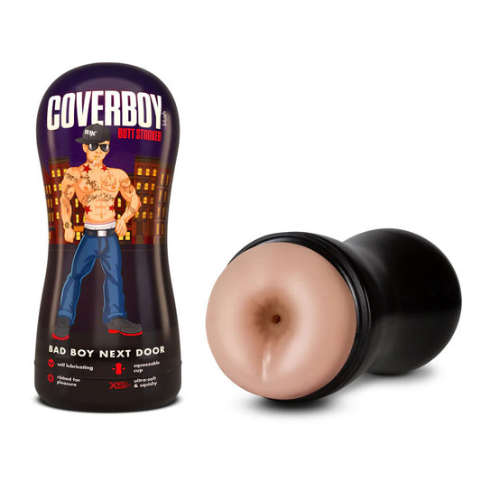 Coverboy Bad Boy Next Door - Flesh Male Ass Stroker Flesh - Club X