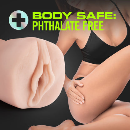 M For Men 3-Pack Self-Lubricating Vibrating Strokers - Flesh Vibrating Strokers - 3 Pack Blush Novelties