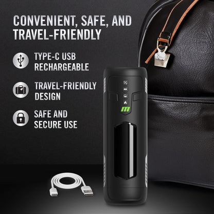 M For Men - Master Blaster - USB Rechargeable Vibrating & Sucking Auto Stroker Blush Novelties
