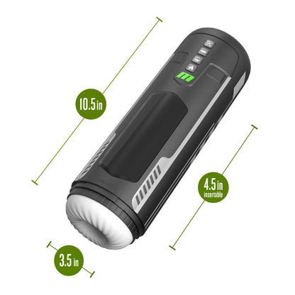 M For Men - Master Blaster - USB Rechargeable Vibrating & Sucking Auto Stroker Blush Novelties