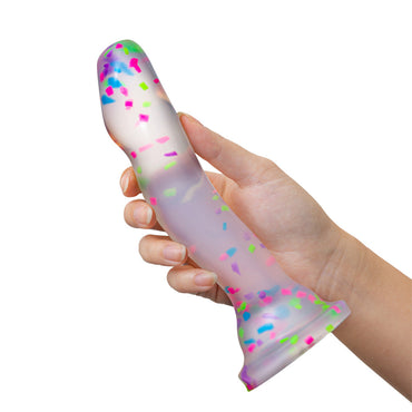 Neo Elite Glow Hanky Panky - Glow In Dark Clear 19 cm Dong Blush Novelties