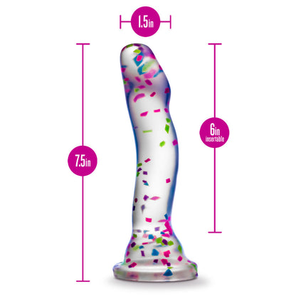 Neo Elite Glow Hanky Panky - Glow In Dark Clear 19 cm Dong Blush Novelties