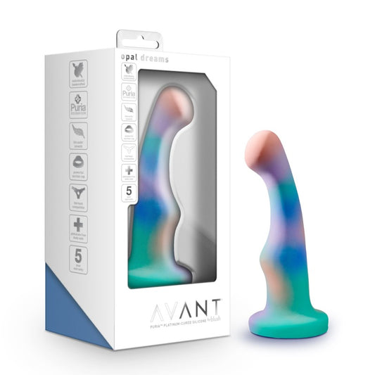 Avant Opal Dreams - Aqua - Coloured 15.2 cm Dildo Coloured - Club X