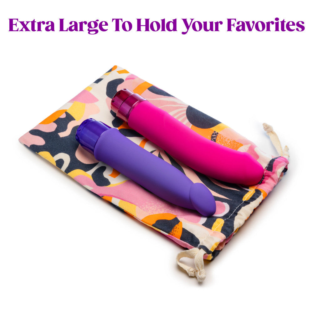 The Collection Burst - Cotton Toy Storage Bag Blush Novelties