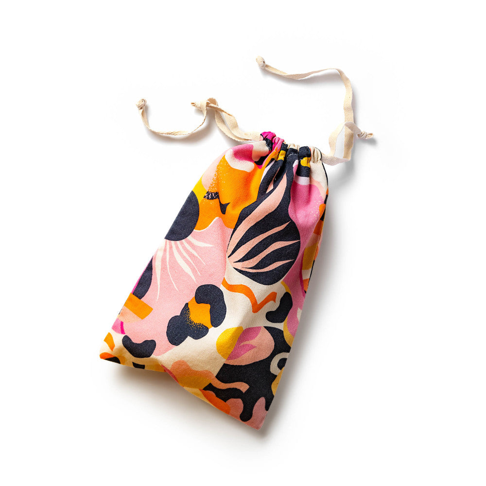 The Collection Burst - Cotton Toy Storage Bag Blush Novelties