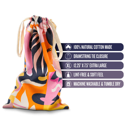 The Collection Burst - Cotton Toy Storage Bag Blush Novelties