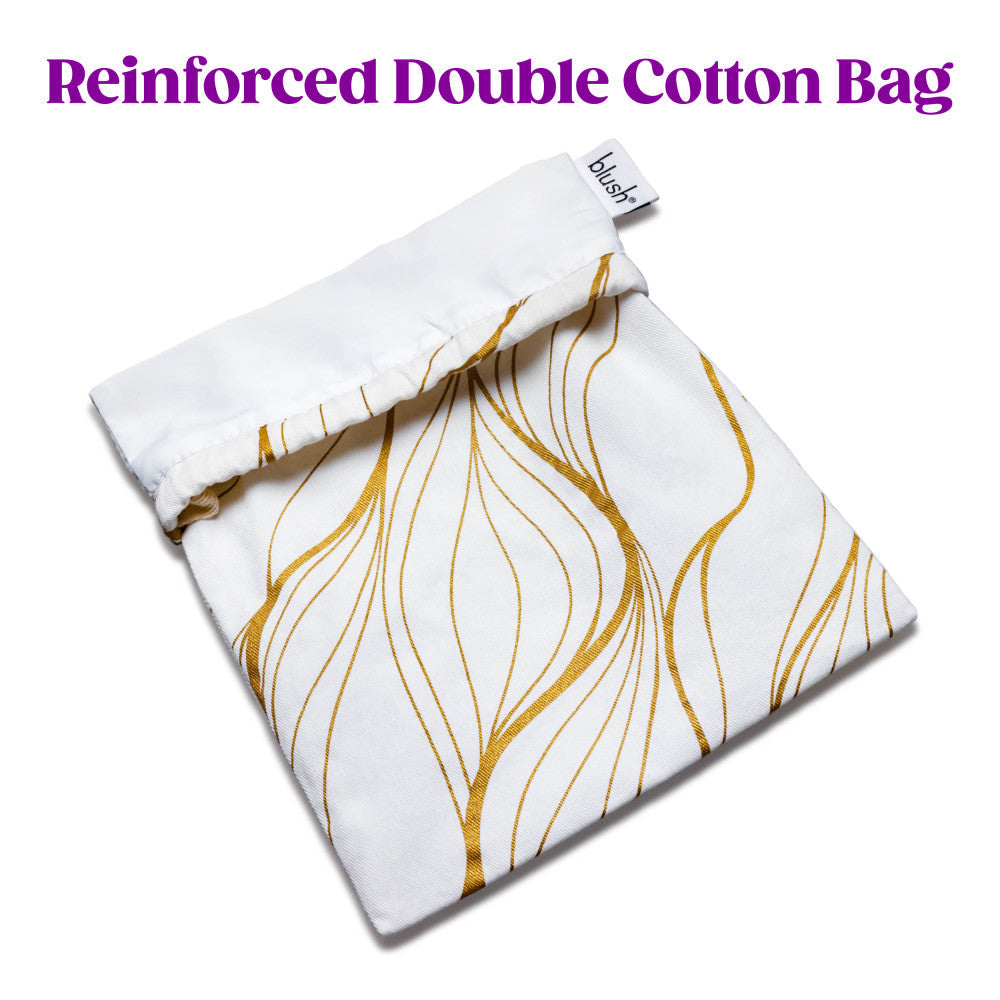 The Collection Embrace - Cotton Toy Storage Bag Blush Novelties
