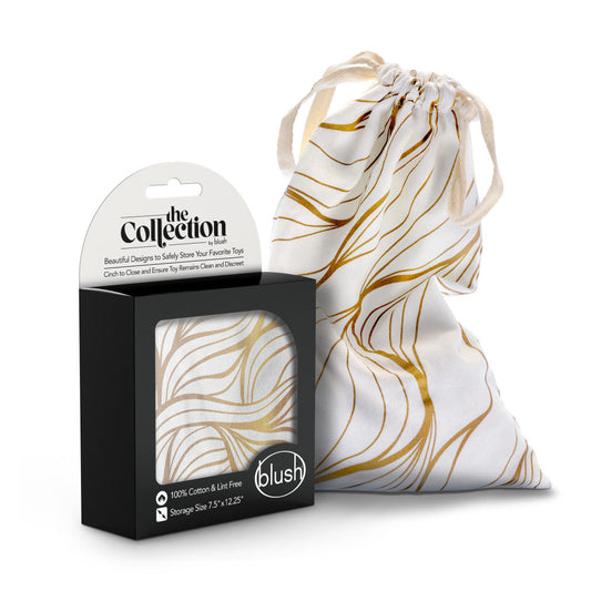 The Collection Embrace - Cotton Toy Storage Bag Blush Novelties