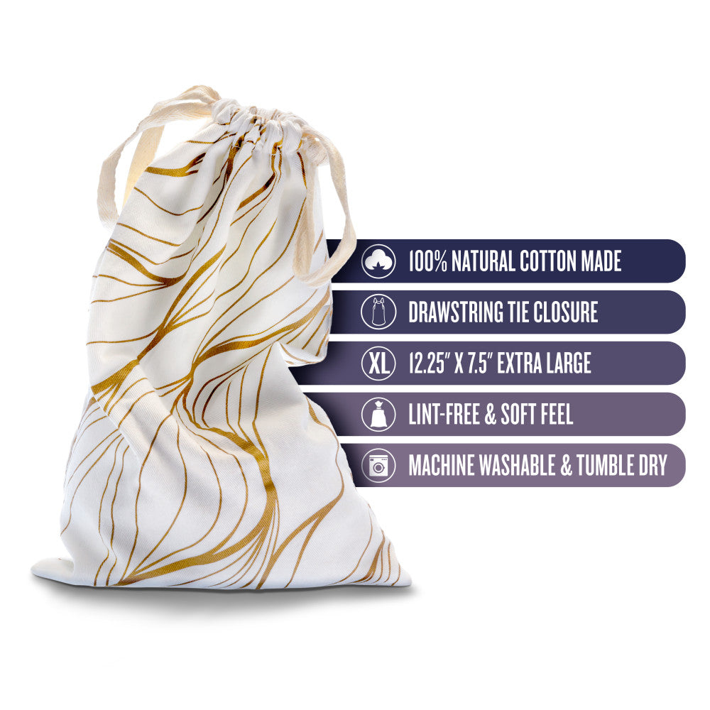The Collection Embrace - Cotton Toy Storage Bag Blush Novelties