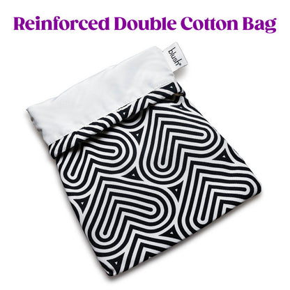 The Collection Embrace - Cotton Toy Storage Bag Blush Novelties