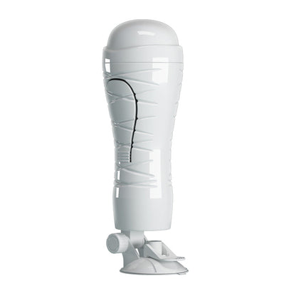 CRAZY BULL FLORA Vibrating Stroker - Flesh USB Rechargeable Vibrating Squeezeable Vagina Stroker with Suction Base Crazy Bull