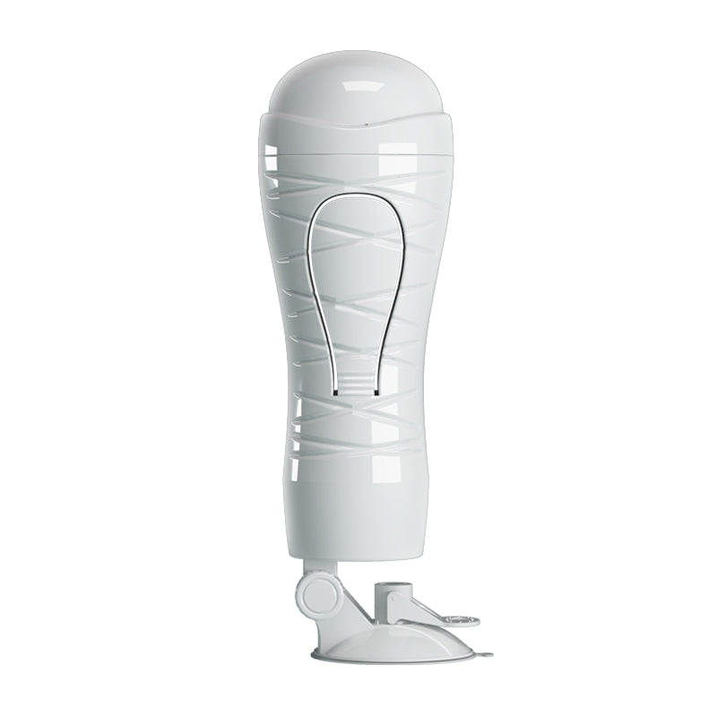 CRAZY BULL FLORA Vibrating Stroker - Flesh USB Rechargeable Vibrating Squeezeable Vagina Stroker with Suction Base Crazy Bull