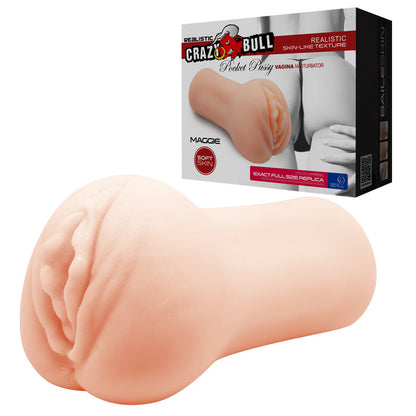 CRAZY BULL MAGGIE Vagina Stroker - Flesh Vagina Stroker Crazy Bull