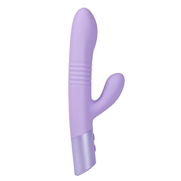 Maia AYLA - Lavender 24.4 cm USB Rechargeable Thrusting Rabbit Vibrator Maia Toys