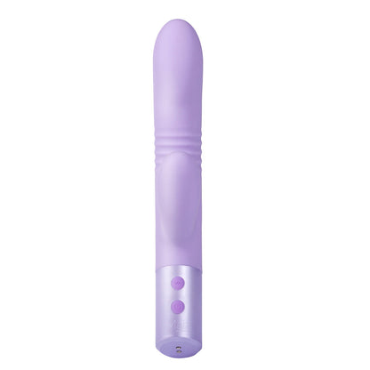 Maia AYLA - Lavender 24.4 cm USB Rechargeable Thrusting Rabbit Vibrator Maia Toys
