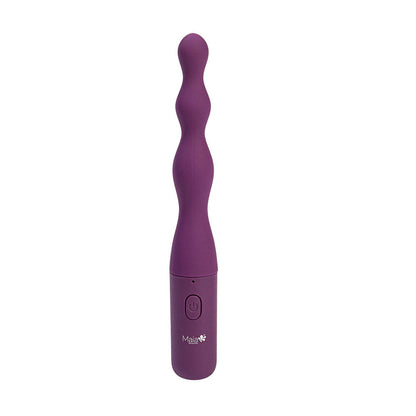 Maia DANI - Purple 17.8 cm USB Rechargeable Beaded Vibrator Maia Toys