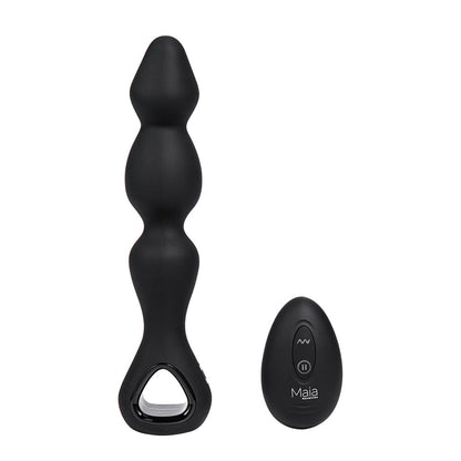 Maia HUDSON - Black 19 cm USB Rechargeable Anal Vibrator with Wireless Remote Maia Toys