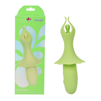 Maia SIENNA - Green - Green 15.2 cm USB Rechargeable Fluttering Bullet Maia Toys