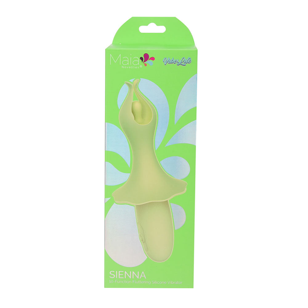 Maia SIENNA - Green - Green 15.2 cm USB Rechargeable Fluttering Bullet Maia Toys