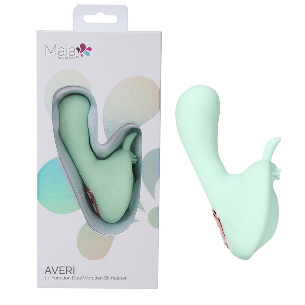 Maia AVERI - Green - Green USB Rechargeable Vibrator Maia Toys