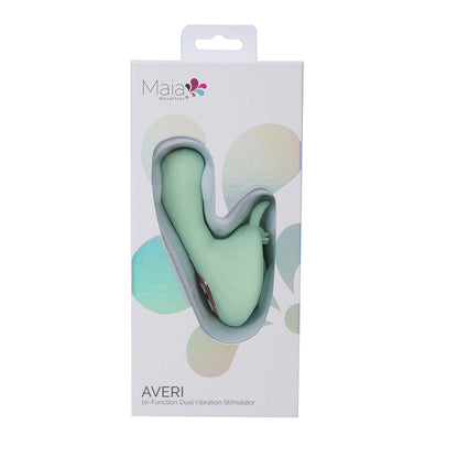 Maia AVERI - Green - Green USB Rechargeable Vibrator Maia Toys