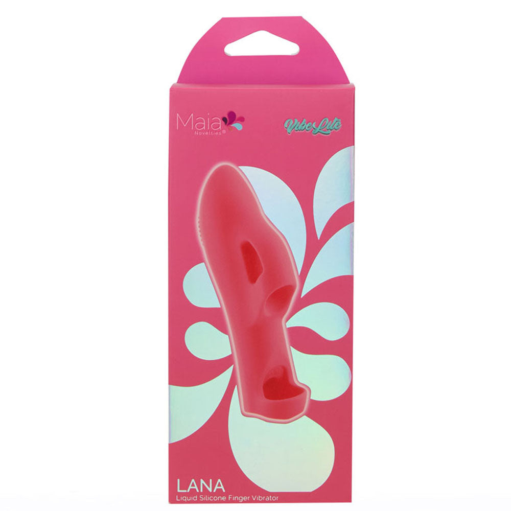 Maia LANA - Red - Red USB Rechargeable Finger Stimulator Maia Toys