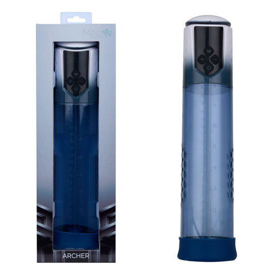 Maia ARCHER - Blue USB Rechargeable Automatic Penis Pump Maia Toys