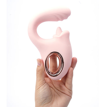 Maia JAYLEE - Pink - Pink USB Rechargeable Dual Motor Vibrator Maia Toys